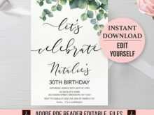 35 The Best Birthday Invitation Template Adults Formating by Birthday Invitation Template Adults
