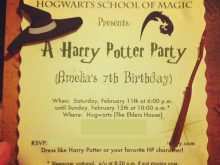 35 The Best Free Harry Potter Birthday Invitation Template in Word with Free Harry Potter Birthday Invitation Template