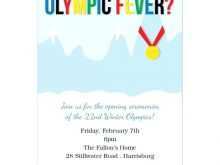 36 Create Olympic Party Invitation Template Maker for Olympic Party Invitation Template