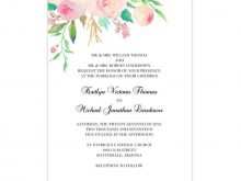 36 Create Watercolor Wedding Invitation Template With Stunning Design by Watercolor Wedding Invitation Template