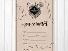 36 Creating Harry Potter Birthday Invitation Template With Stunning Design by Harry Potter Birthday Invitation Template