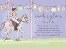 36 Creating Horse Birthday Invitation Template for Ms Word by Horse Birthday Invitation Template