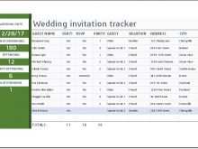 36 Creating Wedding Invitation Tracker Template Layouts by Wedding Invitation Tracker Template