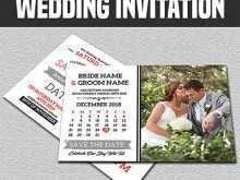 36 Customize Calendar Wedding Invitation Template Download with Calendar Wedding Invitation Template