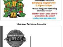 36 Customize Ninja Turtle Birthday Invitation Template With Stunning Design for Ninja Turtle Birthday Invitation Template