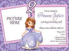 36 Customize Our Free Princess Sofia Birthday Invitation Template For Free by Princess Sofia Birthday Invitation Template
