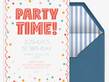 Birthday Party Invitation Template