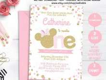 36 Format Minnie Mouse Birthday Invitation Template Now by Minnie Mouse Birthday Invitation Template
