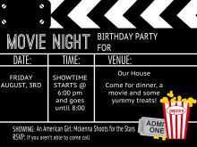 36 Free Printable Movie Night Party Invitation Template Free Layouts for Movie Night Party Invitation Template Free