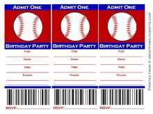 36 Printable Ticket Birthday Invitation Template Formating by Ticket Birthday Invitation Template