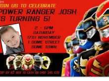 36 Standard Power Rangers Birthday Invitation Template Formating with Power Rangers Birthday Invitation Template