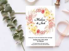 36 The Best Watercolor Floral Wedding Invitation Template Formating for Watercolor Floral Wedding Invitation Template