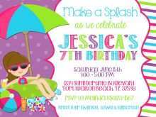 36 Visiting Swimming Party Invitation Template Maker for Swimming Party Invitation Template