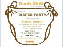 37 Adding Diaper Party Invitation Template Free With Stunning Design with Diaper Party Invitation Template Free