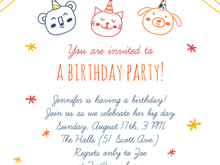 37 Create Birthday Invitation Template Animals in Photoshop for Birthday Invitation Template Animals