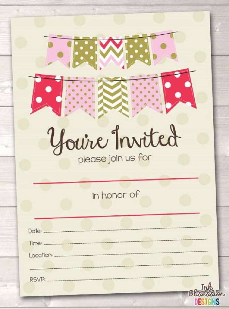 37 Creating Blank Party Invitation Template Formating By Blank Party Invitation Template Cards Design Templates