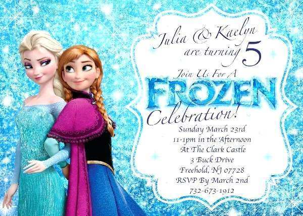 37 Creating Party Invitation Template Frozen in Word by Party Invitation Template Frozen