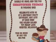 37 Creative Western Party Invitation Template Photo with Western Party Invitation Template