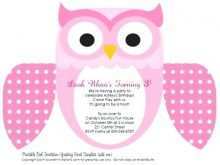 37 Customize Owl Birthday Invitation Template Layouts with Owl Birthday Invitation Template