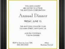 37 Printable Business Dinner Invitation Examples in Word with Business Dinner Invitation Examples