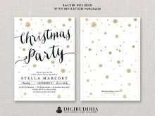 Holiday Party Invitation Template Word