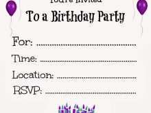 37 The Best Birthday Invitation Template Free Formating with Birthday Invitation Template Free