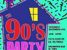 37 The Best Free 90S Party Invitation Template Now for Free 90S Party Invitation Template