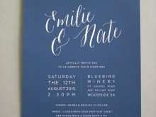 37 The Best Wedding Invitation Layout Navy Blue Formating with Wedding Invitation Layout Navy Blue