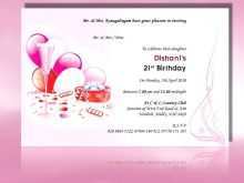 Example Of Invitation Card For 18 Birthday