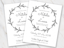 38 Best Wedding Invitation Template Black And White Formating by Wedding Invitation Template Black And White