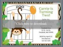38 Creating Zoo Party Invitation Template in Photoshop with Zoo Party Invitation Template