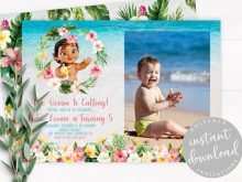 38 Customize Our Free Baby Moana Birthday Invitation Template Formating with Baby Moana Birthday Invitation Template