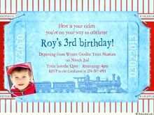 Birthday Invitation Templates For 4 Year Old Boy