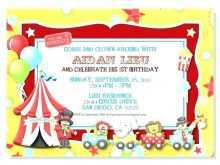 Birthday Party Invitation Template Word Free