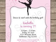 38 Free Printable Ballerina Birthday Invitation Template Free Photo by Ballerina Birthday Invitation Template Free