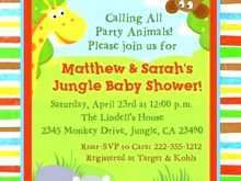 38 Free Printable Jungle Theme Birthday Invitation Template Online in Word for Jungle Theme Birthday Invitation Template Online