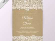 Wedding Invitation Template Vector