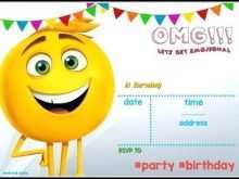 38 How To Create Emoji Birthday Invitation Template Free Now by Emoji Birthday Invitation Template Free