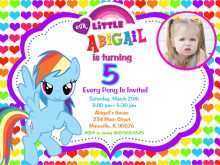 38 Online My Little Pony Birthday Invitation Template Templates for My Little Pony Birthday Invitation Template