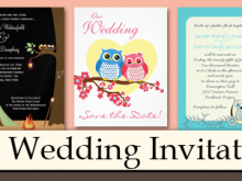 38 Printable Owl Wedding Invitation Template Maker for Owl Wedding Invitation Template