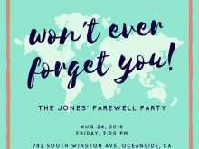 38 The Best Farewell Party Invitation Template in Word by Farewell Party Invitation Template