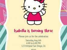 38 The Best Hello Kitty Birthday Invitation Card Template Free for Ms Word for Hello Kitty Birthday Invitation Card Template Free