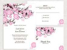 38 Visiting Cherry Blossom Wedding Invitation Template Now by Cherry Blossom Wedding Invitation Template