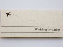Plane Ticket Wedding Invitation Template from legaldbol.com