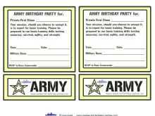 39 Create Army Birthday Invitation Template Maker for Army Birthday Invitation Template