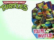 39 Create Ninja Turtle Birthday Invitation Template for Ms Word with Ninja Turtle Birthday Invitation Template
