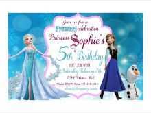 39 Creating Frozen Invitation Blank Template in Word with Frozen Invitation Blank Template