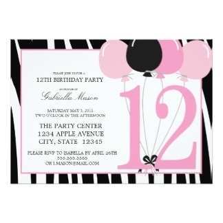 39 Customize Our Free Birthday Invitation Templates For 12 Year Old in Word with Birthday Invitation Templates For 12 Year Old