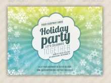 Christmas Dinner Invitation Template Psd