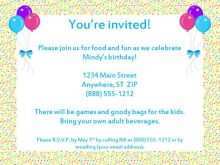 39 Free Printable Sample Party Invitation Letter Template in Photoshop for Sample Party Invitation Letter Template